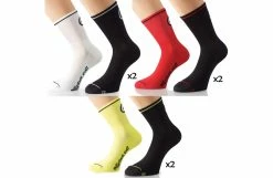 ASSOS 2 Paires De Chaussettes été Mille S7 2015