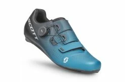 Chaussures Vélo Route SCOTT Team Boa Black Fade / Metallic Blue 2023