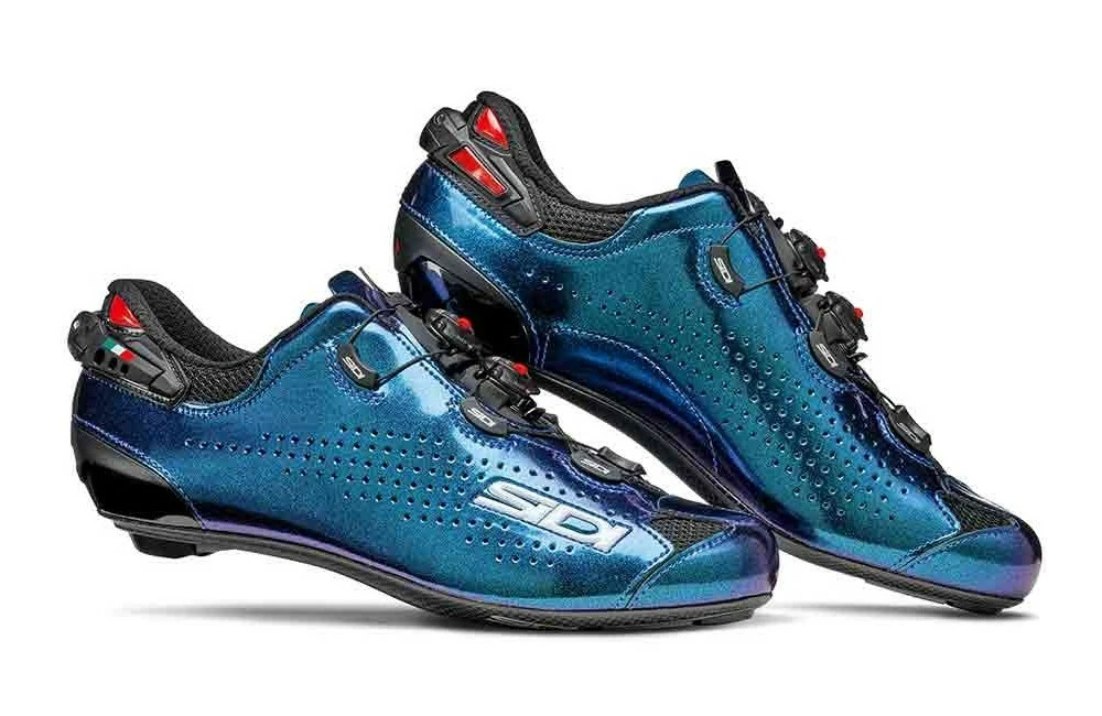 Chaussures Vélo Route SIDI SHOT 2 Carbon Bleu 3 Chaussures Vélo Route SIDI SHOT 2 Carbon Bleu