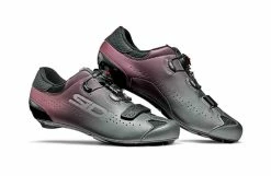 Chaussures Vélo Route SIDI Sixty Anthracite Wine - Edition Limitée