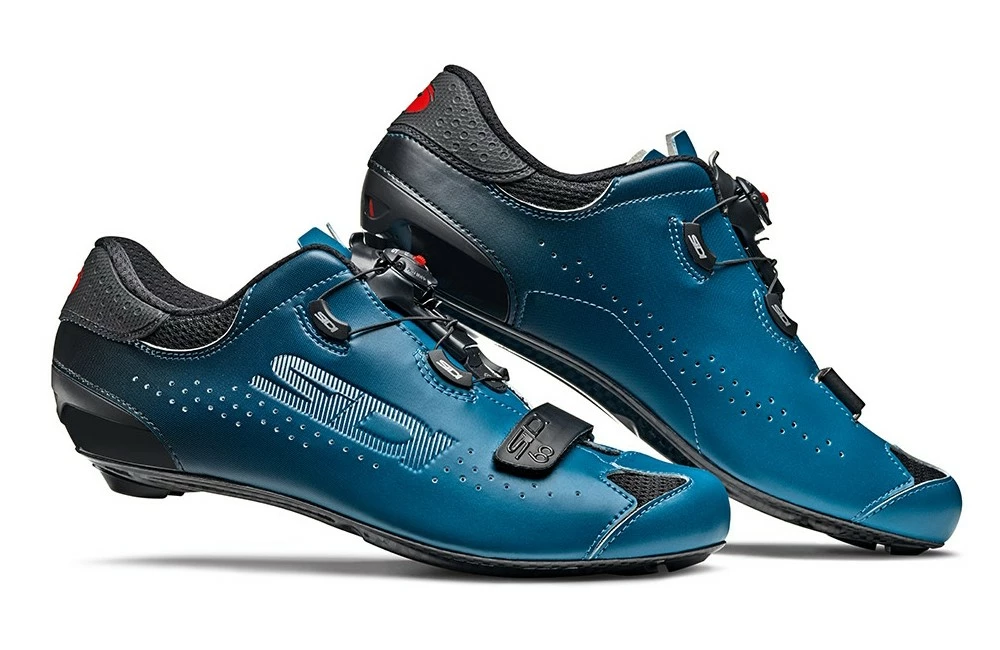 Chaussures Vélo Route SIDI Sixty Noir Bleu Pétrole - Edition Limitée 3 Chaussures Vélo Route SIDI Sixty Noir Bleu Pétrole - Edition Limitée