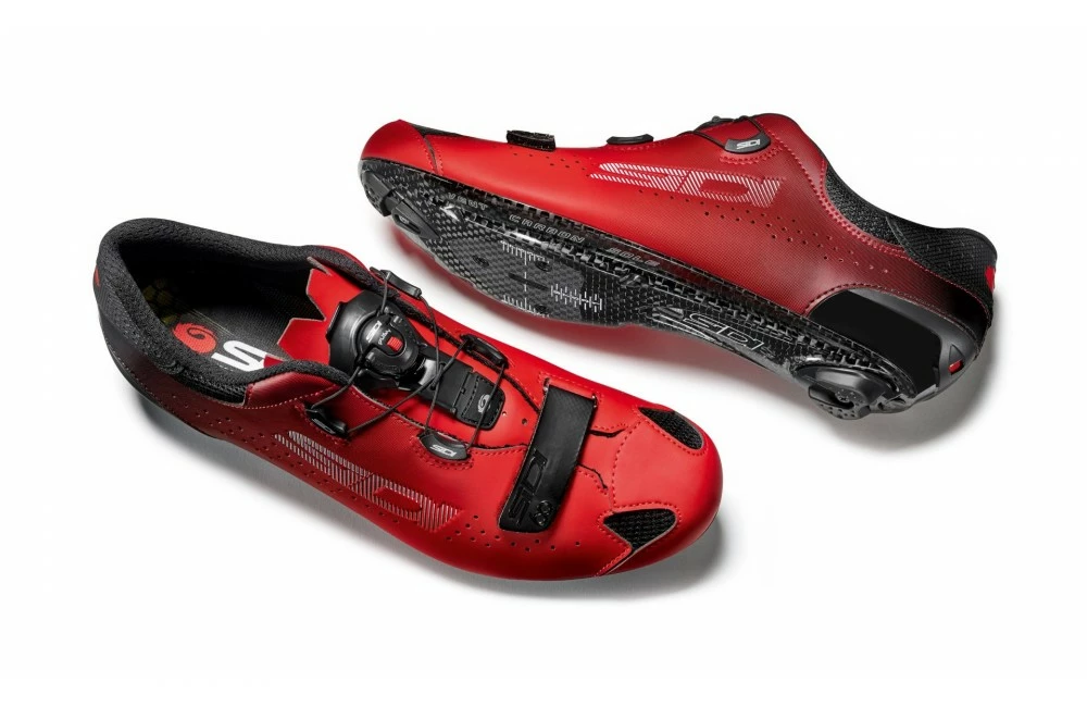 Chaussures Vélo Route SIDI Sixty Noir Rouge - Edition Limitée 4 Chaussures Vélo Route SIDI Sixty Noir Rouge - Edition Limitée – Image 2