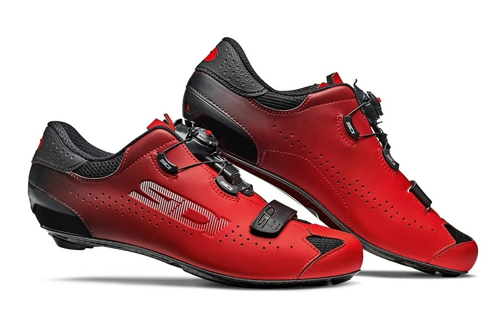 Chaussures Vélo Route SIDI Sixty Noir Rouge - Edition Limitée 3 Chaussures Vélo Route SIDI Sixty Noir Rouge - Edition Limitée