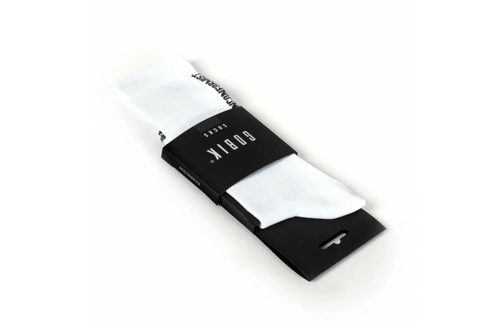 GOBIK Chaussettes Vélo UNISEX SUPERB AXIS EXTRA LONG BLANC 2023 4 GOBIK Chaussettes Vélo UNISEX SUPERB AXIS EXTRA LONG BLANC 2023 – Image 2