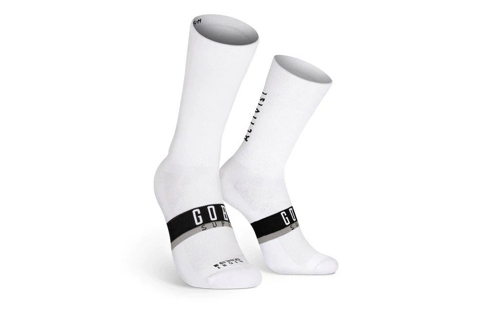 GOBIK Chaussettes Vélo UNISEX SUPERB AXIS EXTRA LONG BLANC 2023 3 GOBIK Chaussettes Vélo UNISEX SUPERB AXIS EXTRA LONG BLANC 2023