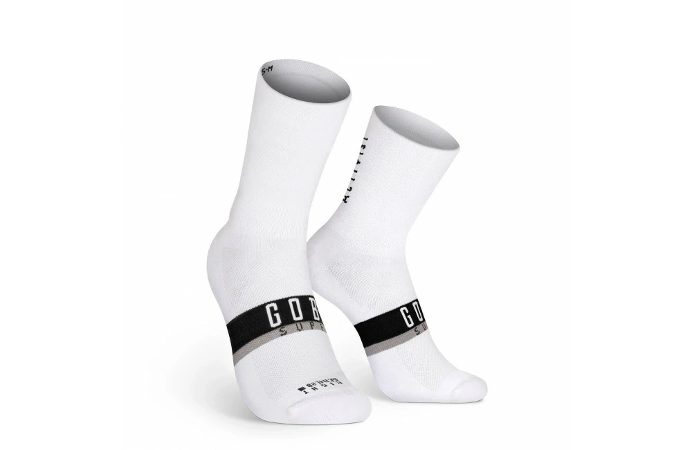 GOBIK Chaussettes Vélo UNISEX SUPERB AXIS STANDARD BLANC 2023 3 GOBIK Chaussettes Vélo UNISEX SUPERB AXIS STANDARD BLANC 2023