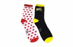 LE TOUR DE FRANCE Lot De 2 Paires De Chaussettes Cyclistes Tour De France 2019